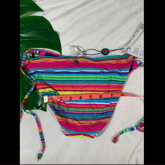 NWT Nanette Lepore Bikini SET Bandeau Top + Bottom - Picture 8 of 8